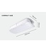 Compact LED Bulkhead Noodverlichting 1w, 150 Lumen, IP65, Met pijlaanduiding, 231x116mm, 2 Jaar garantie