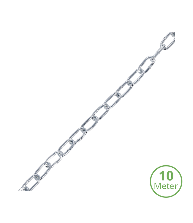 Gegalvaniseerde ketting van 10 meter