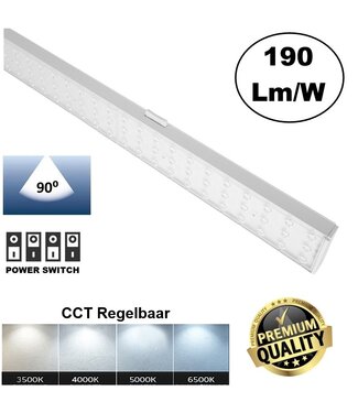 Universele Trunk LED Lichtlijn 150cm | CCT- Switch | Wattage Switch 55-75 Watt | 9900 - 14250 Lumen | 90 Graden lichthoek | 5 Jaar Garantie