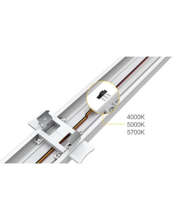 Universele Trunk LED Lichtlijn JPT 150cm | CCT- Switch | Wattage Switch 29-75 Watt | 5220 - 13500 Lumen | 30 Graden lichthoek | 5 Jaar Garantie
