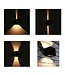 Wandlamp Cube met G9 Fitting, P65, Roestbruin/Koperbruin