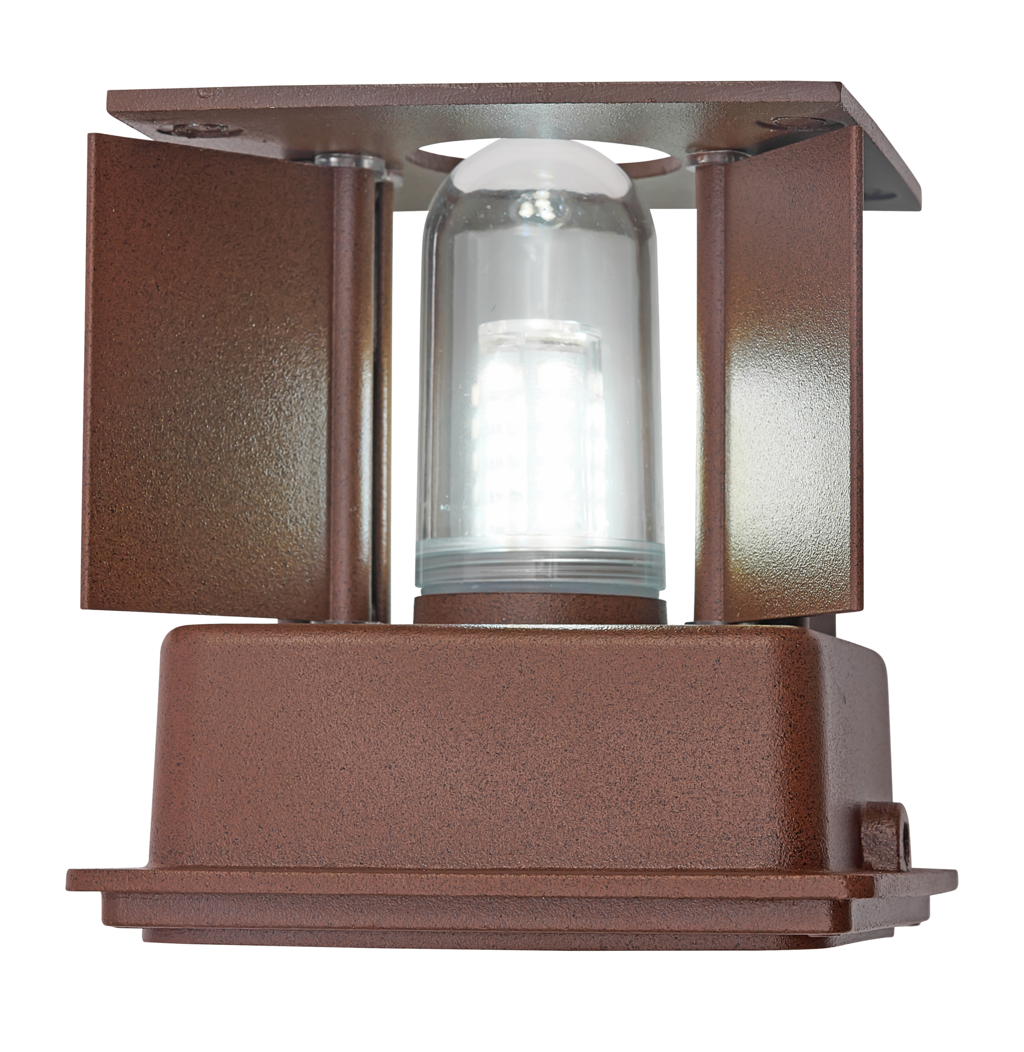 Wandlamp Cube met G9 Fitting, P65, Roestbruin/Koperbruin, foto 3 van 6