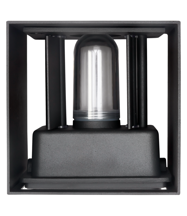 Wandlamp Cube met G9 Fitting, P65, Zwart