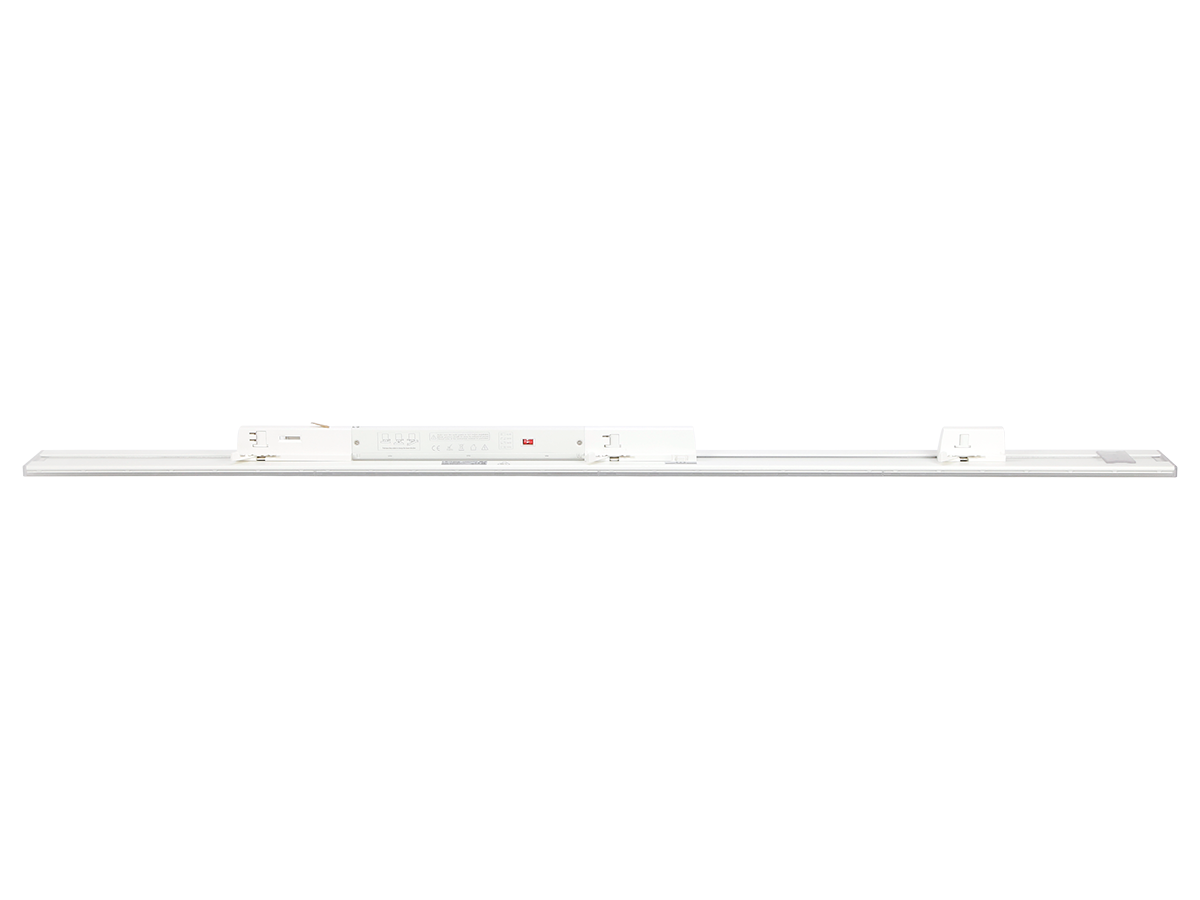 3 Fase Rail TAR Linear Lamp 150cm met Wattage switch: 40-45W, CCT-Switch, 6400 tot 8800 lumen, CRI>90, Witte Behuizing , 5 Jaar Garantie, foto 3 van 6