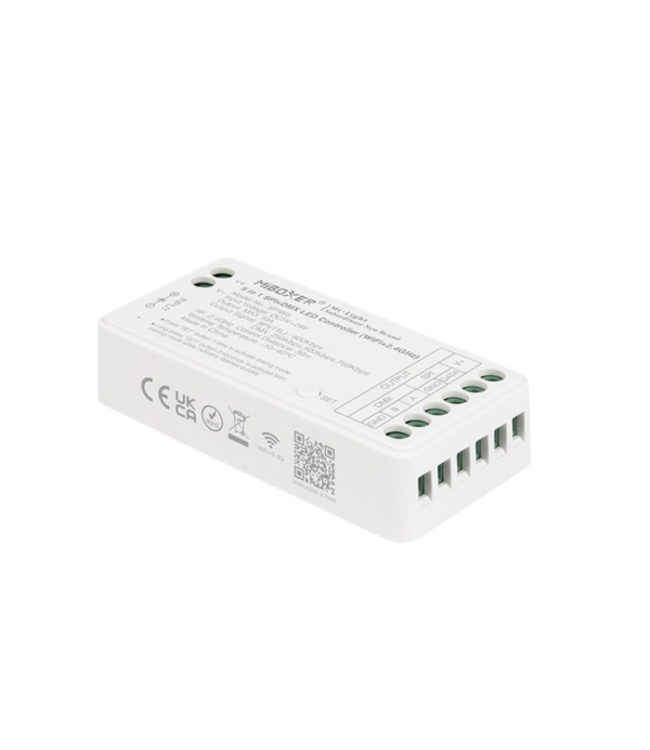Miboxer SPIW5 - SPI / Digital LED Strip Controller | 5in1 Mono /  CCT /RGB / RGBW / RGBCCT | Max 10A | Wifi + 2.4Ghz + DMX