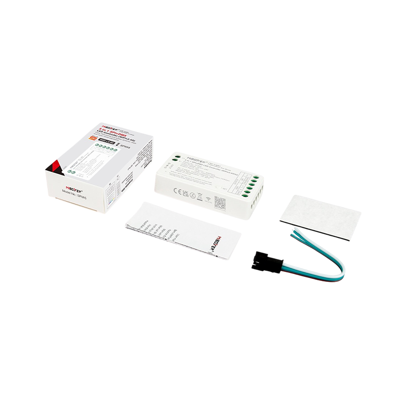 Miboxer SPIW5 - SPI / Digital LED Strip Controller | 5in1 Mono / CCT /RGB / RGBW / RGBCCT | Max 10A | Wifi + 2.4Ghz + DMX, foto 6 van 6