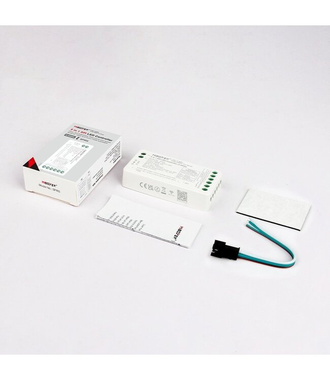 Miboxer SPIR5 - SPI / Digital LED Strip Controller | 5in1 Mono /  CCT /RGB / RGBW / RGBCCT | Max 10A | 2.4Ghz