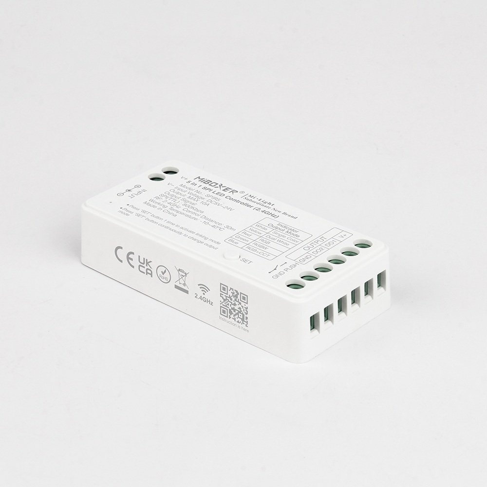 Miboxer SPIR5 - SPI / Digital LED Strip Controller | 5in1 Mono / CCT /RGB / RGBW / RGBCCT | Max 10A | 2.4Ghz, foto 4 van 6