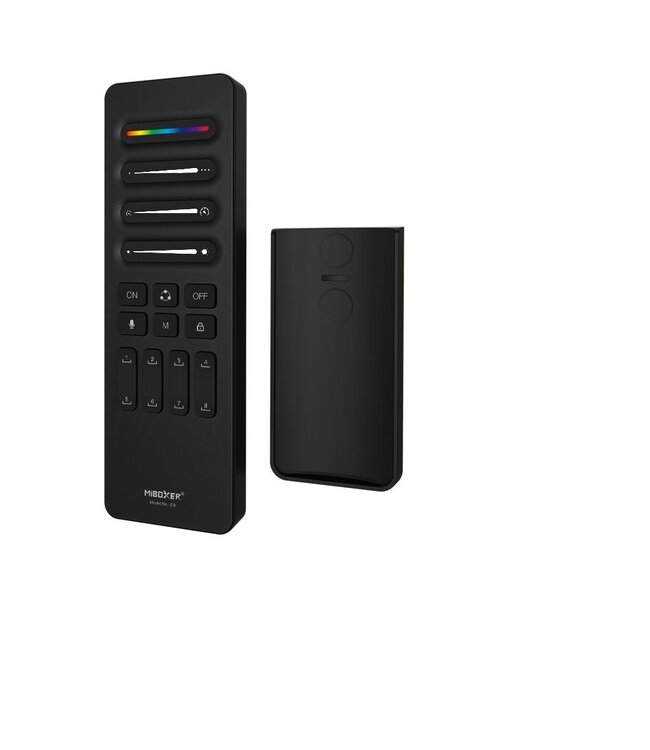 Miboxer C9 SPI Afstandsbediening Zwart - Mono/CCT/RGB/RGBW/RGBCCT - Geschikt voor controllers: SPIW5 / SPIR5/ SPIB5
