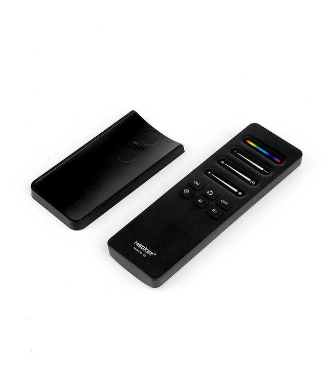 Miboxer C6 SPI Afstandsbediening Zwart - Mono/RGB/RGBW - Geschikt voor controller: SPIR3 / SPIR3-M