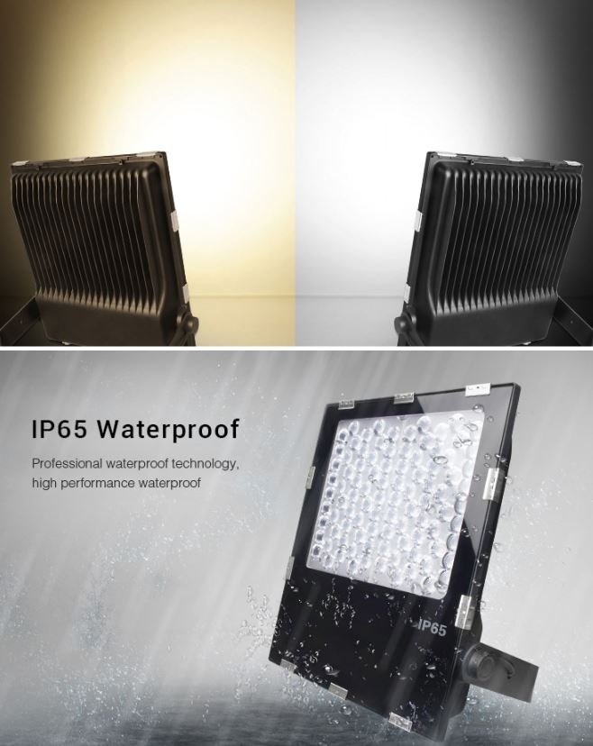 MiBoxer Floodlight 200w RGB + CCT, 2,4Ghz, 17000 Lumen, IP65, 2 Jaar Garantie - FUTT08, foto 6 van 6