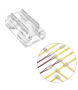 LED Strip Connector 8MM - SMD /COB - 9 in 1 mogelijkheden - 12v-24vDC