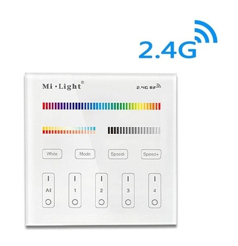MiBoxer Wandbediening RGB + CCT (Batterij Versie) - 2.4Ghz - B4W