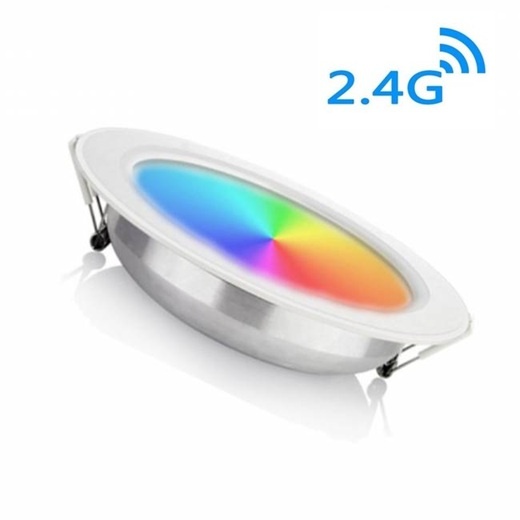 MiBoxer LED Downlighter 12w RGB + CCT, 2.4Ghz, 1100 Lumen, Gatmaat 150mm, 2 Jaar Garantie - FUT066