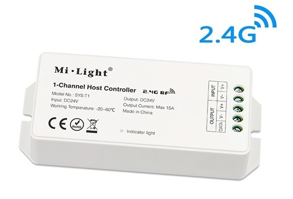 MiBoxer 1 Channel host controller 24v - 2.4Ghz - SYS-T1