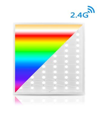 Miboxer Backlite Led Paneel 60x60cm, 40w, RGB+CCT, 2.4Ghz, Stekkerklaar, 3 Jaar Garantie