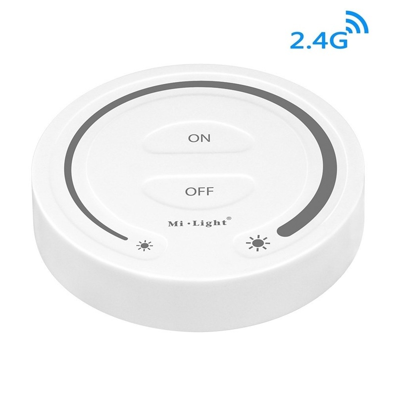 MiBoxer Draai Muurbediening Single Color, 1-Zone, Wit, 2.4Ghz - FUT087