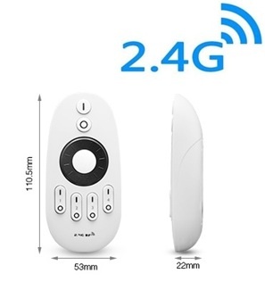 MiBoxer Afstandsbediening Single Color en CCT, 4-Zone, 2.4Ghz - FUT006