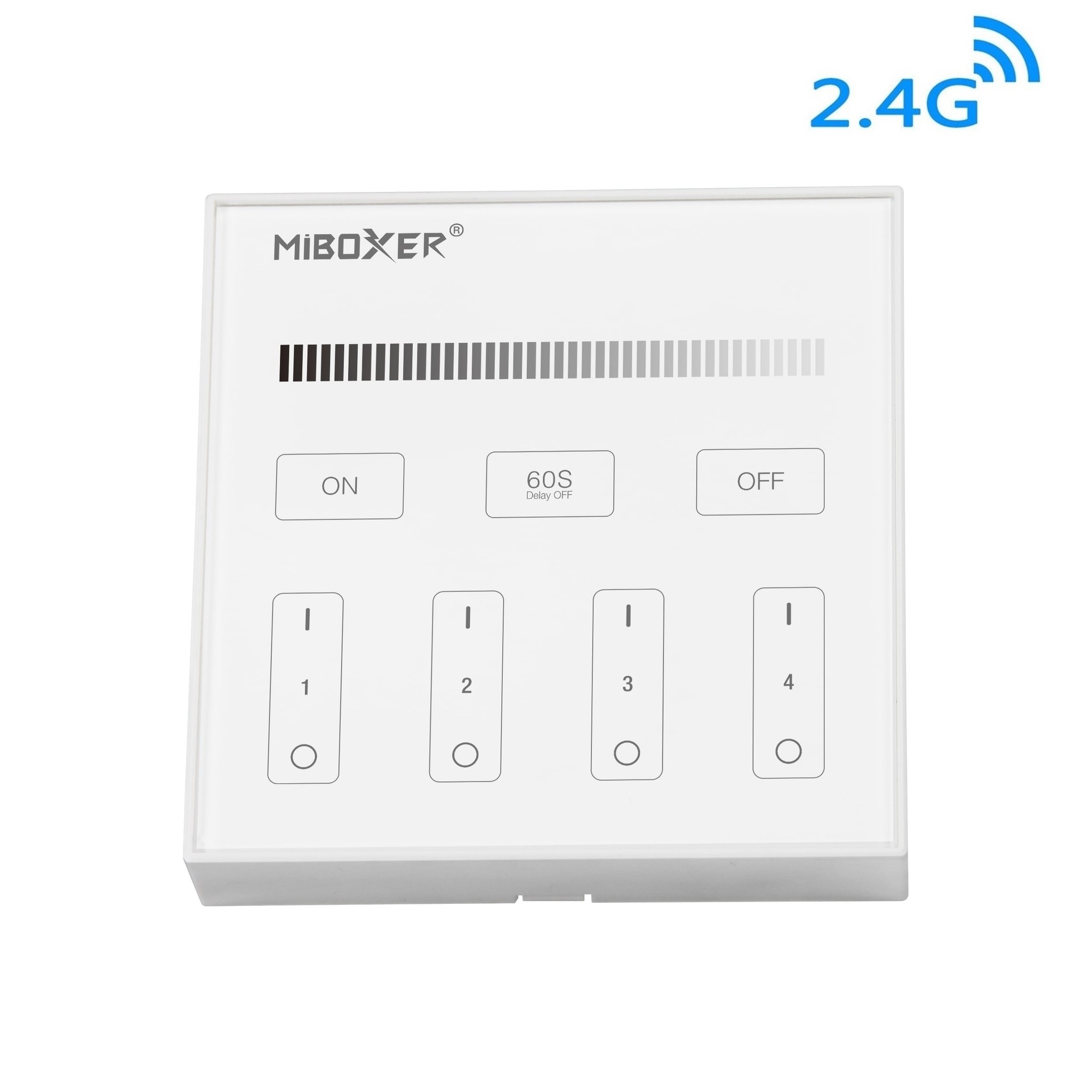MiBoxer Wandbediening Single Color (Batterij Versie) - 2.4Ghz - B1-W