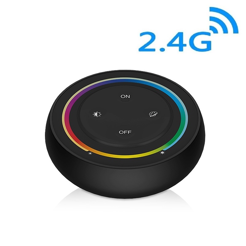 MiBoxer Wandbediening Zwart RGB+CCT, 1-Zone, 2.4Ghz - S2-B
