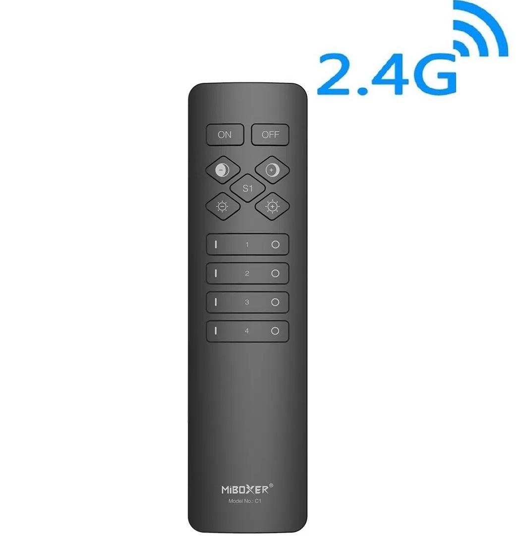 Luxe Miboxer Afstandsbediening C1 - 4 Zones - Single Color en DUAL Color - 2.4Ghz