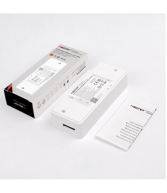 Miboxer Draadloze Triac LED Dimmer, Met Trekontlasting, Zigbee 3.0 + 2.4GHz, Max 500 watt - TRI-PZ