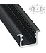 Infrees Aluminium Led Strip Profiel  Norman | ZWART |  21x9,3mm | Tot 2 Meter leverbaar