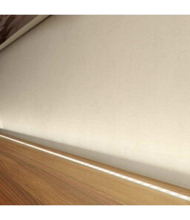 Standaard Aluminium Led Strip Profiel  Norman | INOX |  16x9,3mm | Tot 2 Meter leverbaar