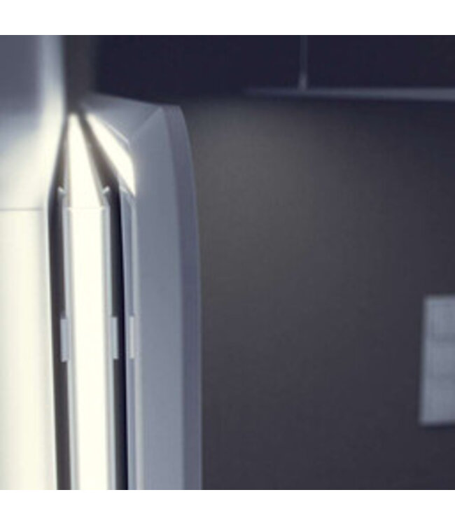 Standaard Aluminium Led Strip Profiel  Norman | INOX |  16x9,3mm | Tot 2 Meter leverbaar