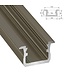 Infrees Aluminium Led Strip Profiel  Norman | INOX |  21x9,3mm | Tot 2 Meter leverbaar