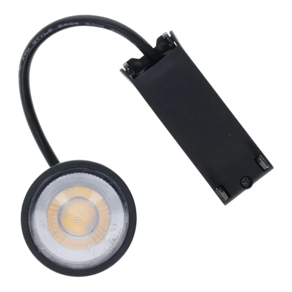 LED Module 5w ZWART, 350 Lumen, Dim To Warm (3000>2000K), Dimbaar, 230v, Lichthoek: 38°, Incl. Lasdoos, 2 Jaar Garantie, foto 3 van 5
