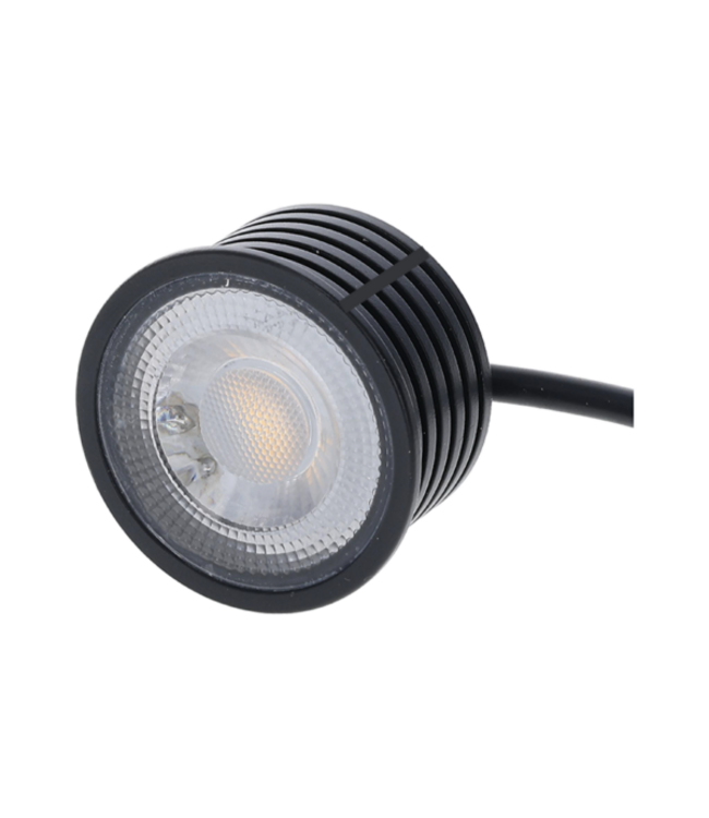 LED Module 5w ZWART, 350 Lumen, Dim To Warm (3000>2000K), Dimbaar, 230v, Lichthoek: 38°, Incl. Lasdoos, 2 Jaar Garantie