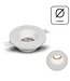 Trimless Inbouw Spot Armatuur | GIPS | 130mm Gatmaat | Geschikt voor pleisterwerk | 50mm LED Spots