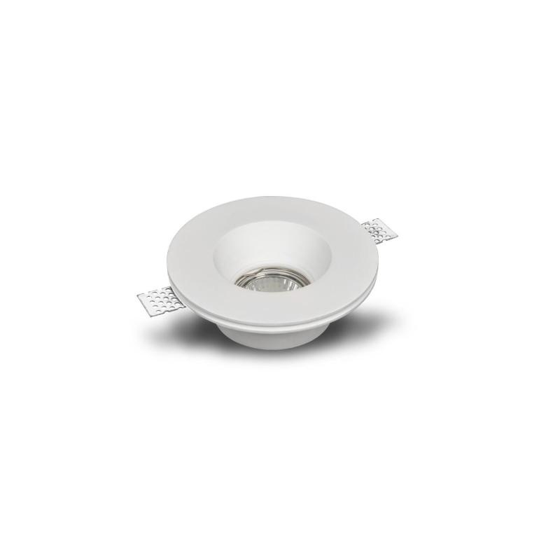 Trimless Inbouw Spot Armatuur | GIPS | 130mm Gatmaat | Geschikt voor pleisterwerk | 50mm LED Spots, foto 2 van 3