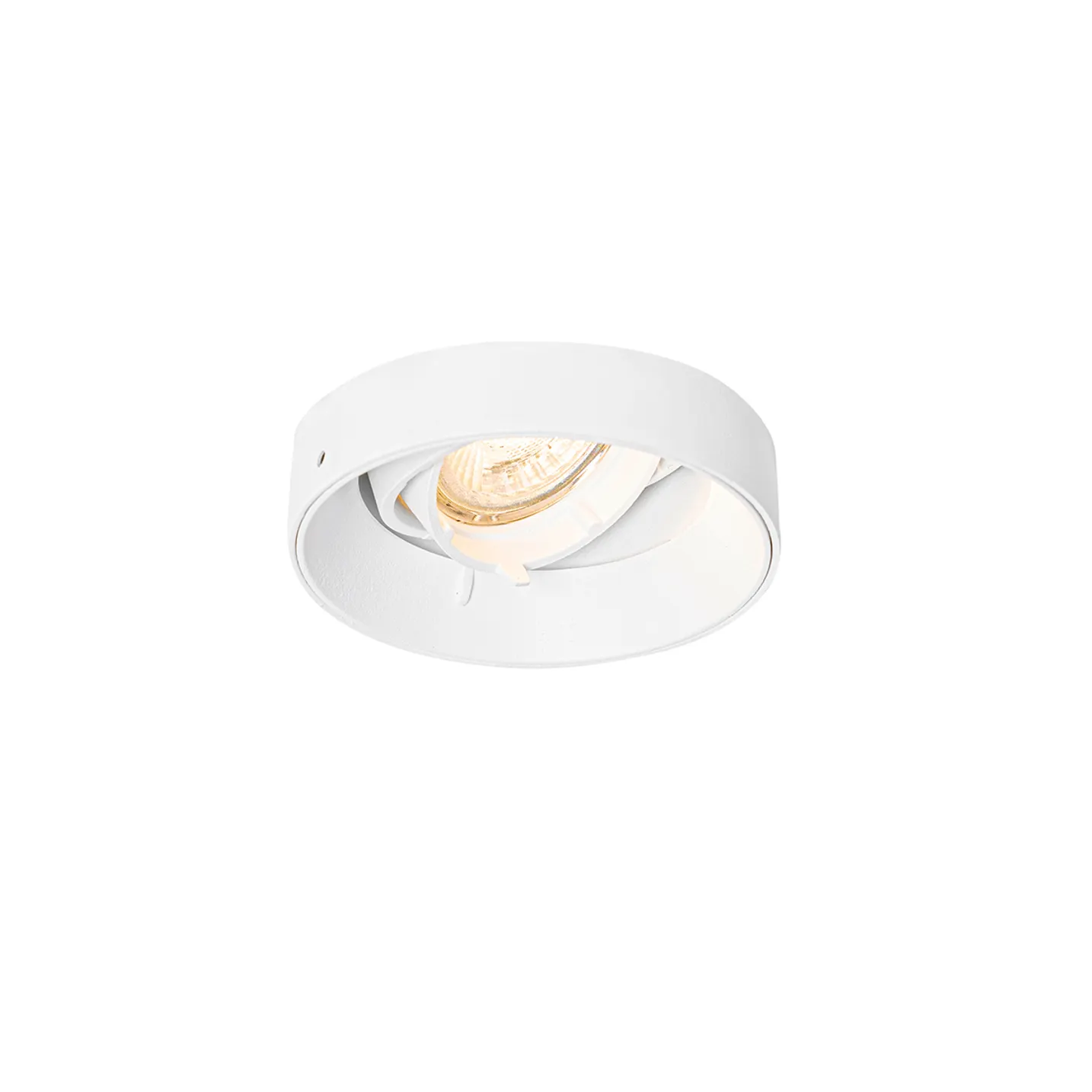 Trimless Inbouw Spot Armatuur Modern WIT | Aluminium | 96mm Gatmaat | Geschikt voor pleisterwerk | 50mm LED Spots, foto 3 van 6