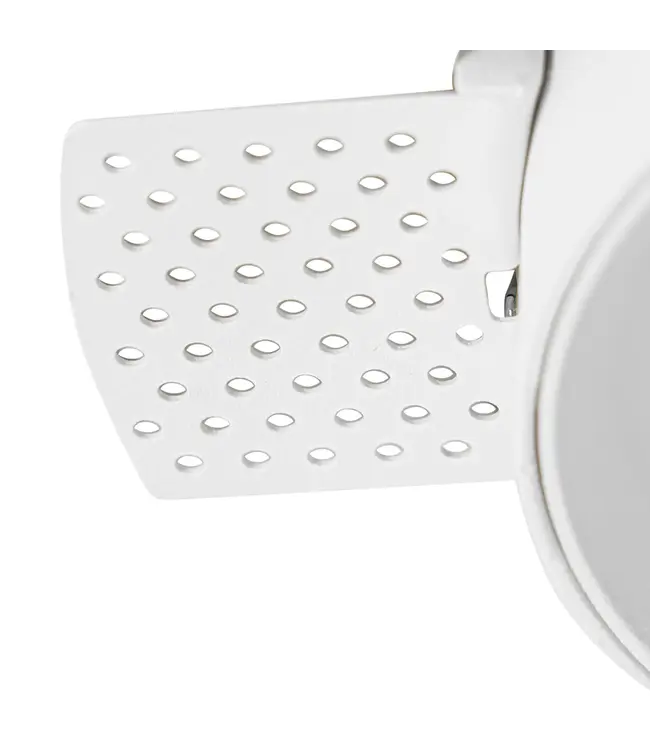 Trimless Inbouw Spot Armatuur Modern WIT | Aluminium | 96mm Gatmaat | Geschikt voor pleisterwerk | 50mm LED Spots