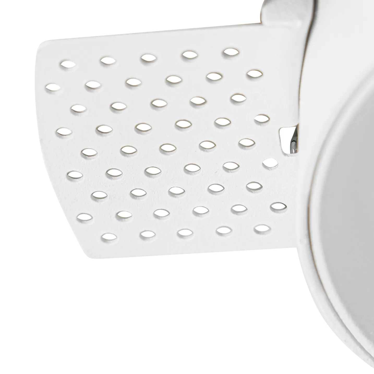 Trimless Inbouw Spot Armatuur Modern WIT | Aluminium | 96mm Gatmaat | Geschikt voor pleisterwerk | 50mm LED Spots, foto 5 van 6