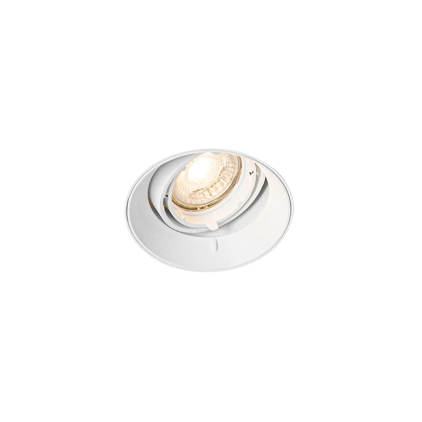Trimless Inbouw Spot Armatuur Modern WIT | Aluminium | 96mm Gatmaat | Geschikt voor pleisterwerk | 50mm LED Spots, foto 6 van 6