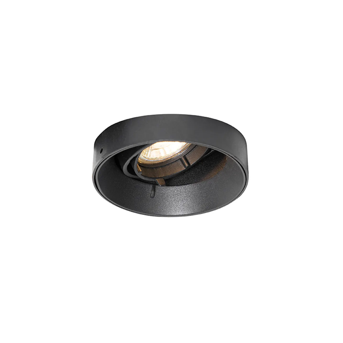 Trimless Inbouw Spot Armatuur Modern ZWART | Aluminium | 96mm Gatmaat | Geschikt voor pleisterwerk | 50mm LED Spots, foto 4 van 6