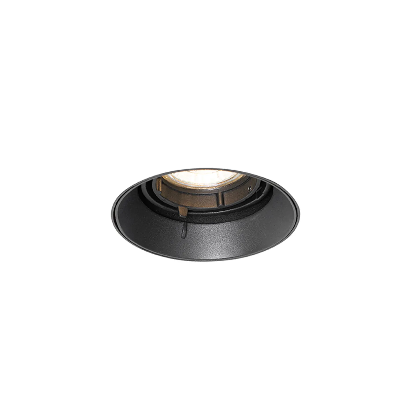 Trimless Inbouw Spot Armatuur Modern ZWART | Aluminium | 96mm Gatmaat | Geschikt voor pleisterwerk | 50mm LED Spots, foto 5 van 6