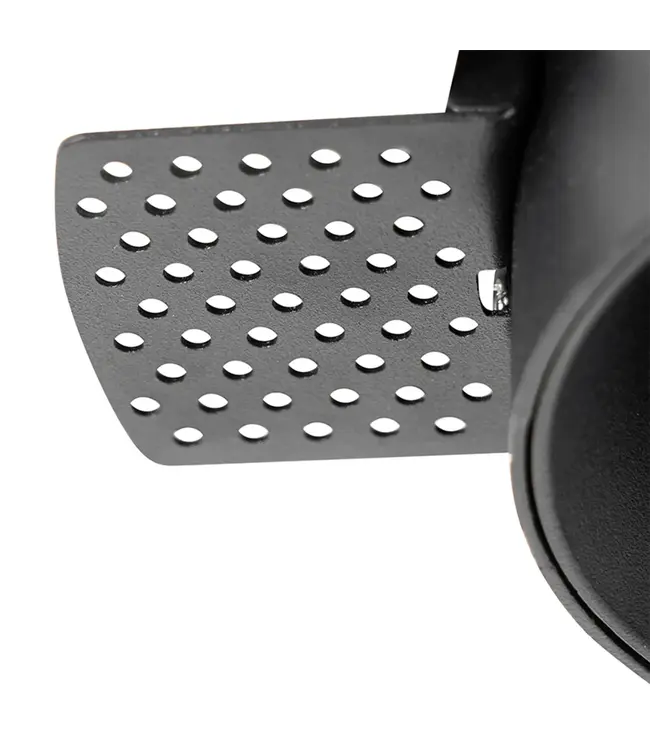 Trimless Inbouw Spot Armatuur Modern ZWART | Aluminium | 96mm Gatmaat | Geschikt voor pleisterwerk | 50mm LED Spots