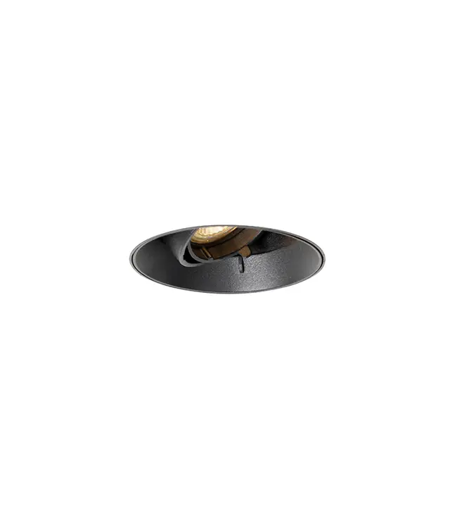 Trimless Inbouw Spot Armatuur Modern ZWART | Aluminium | 96mm Gatmaat | Geschikt voor pleisterwerk | 50mm LED Spots