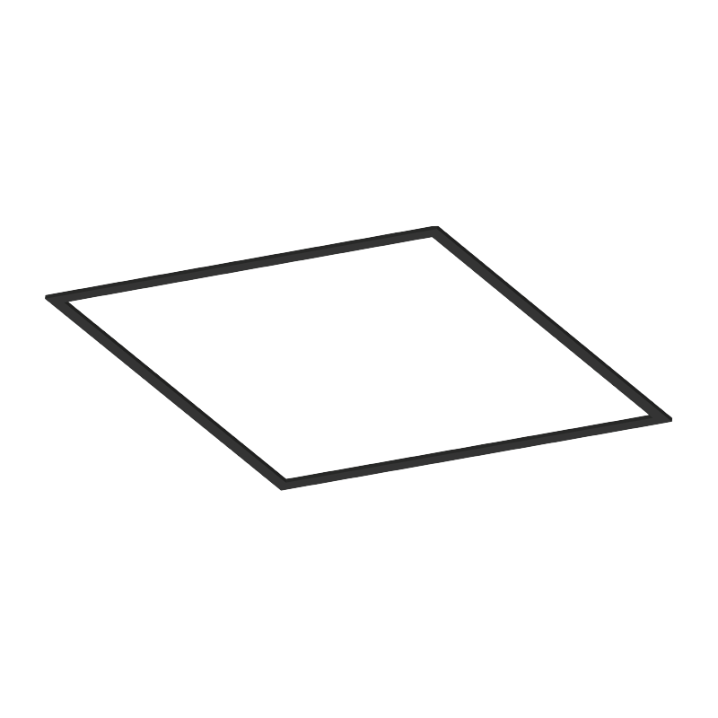 Back-lit UGR19 LED Paneel 60x60cm ZWART, 28W, 3900 Lumen (140lm/w), Color Switch (3000/4000/6000K), Flikkervrije Philips LED Driver, Stekkerklaar, 3 / 5 Jaar Garantie, foto 5 van 6