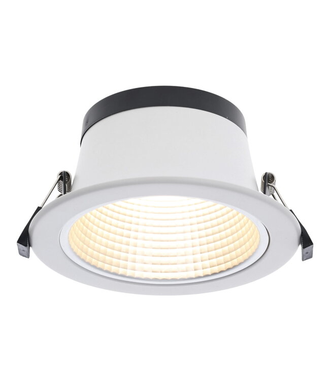 Led Downlighter Luxe met Wattageswitch 6/8/10/12w, CCT Switch 2700/3000/4000/5700K, 660-1320 Lumen, gatmaat Ø120-140mm, UGR19, 3 Jaar Garantie