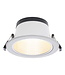 Led Downlighter Luxe met Wattageswitch 6/8/10/12w, CCT Switch 2700/3000/4000/5700K, 660-1320 Lumen, gatmaat Ø120-140mm, UGR19, 3 Jaar Garantie