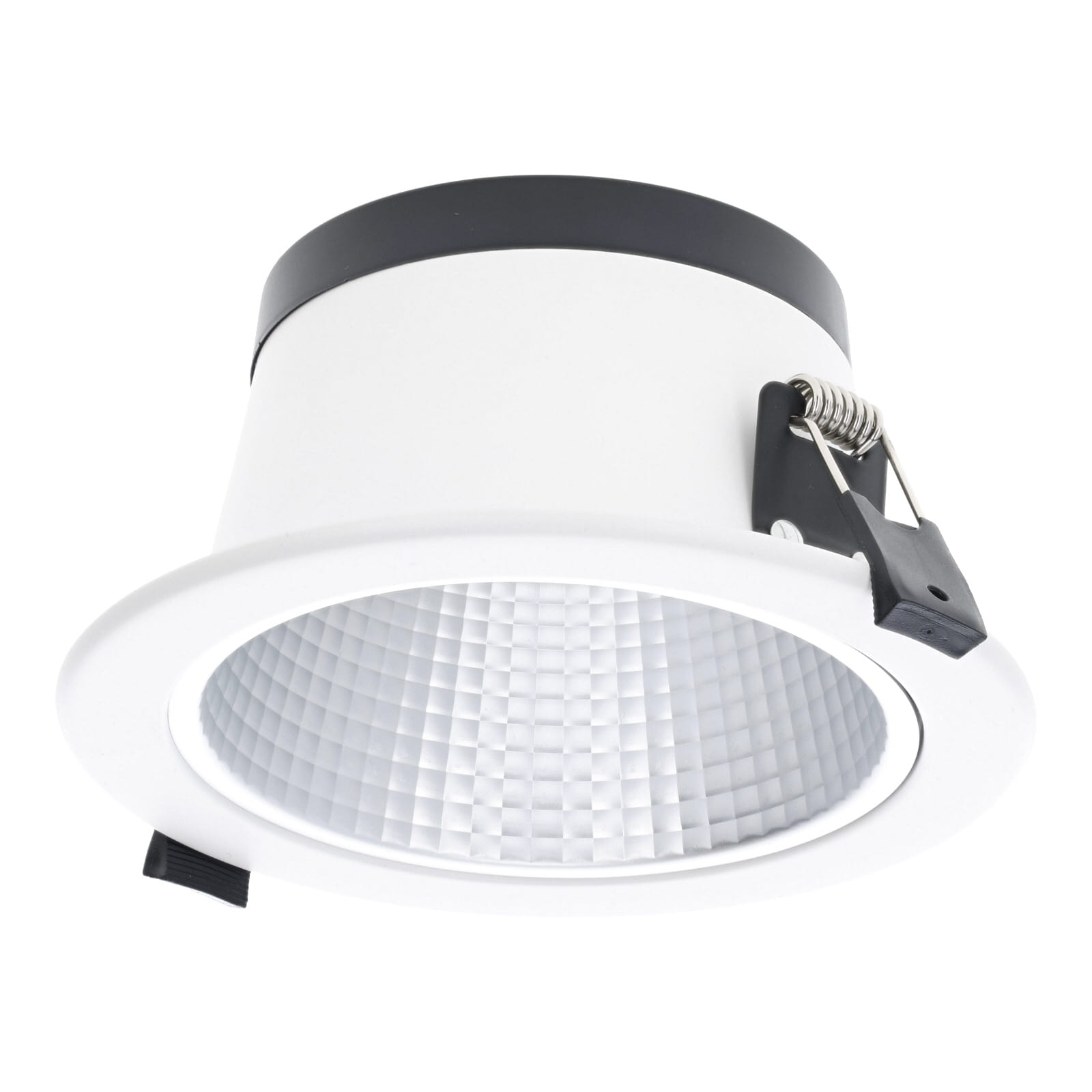Led Downlighter Luxe met Wattageswitch 6/8/10/12w, CCT Switch 2700/3000/4000/5700K, 660-1320 Lumen, gatmaat Ø120-140mm, UGR19, 3 Jaar Garantie, foto 4 van 6
