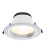 Led Downlighter Luxe met Wattageswitch 12/14/16/18w, CCT Switch 2700/3000/4000/5700K, 1320-1980 Lumen, gatmaat Ø145-170mm, UGR19, 3 Jaar Garantie