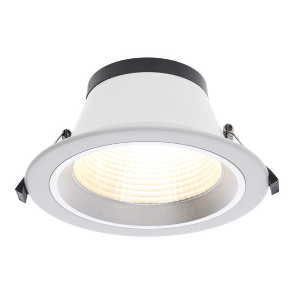 Led Downlighter Luxe met Wattageswitch 12/14/16/18w, CCT Switch 2700/3000/4000/5700K, 1320-1980 Lumen, gatmaat Ø145-170mm, UGR19, 3 Jaar Garantie, foto 2 van 6