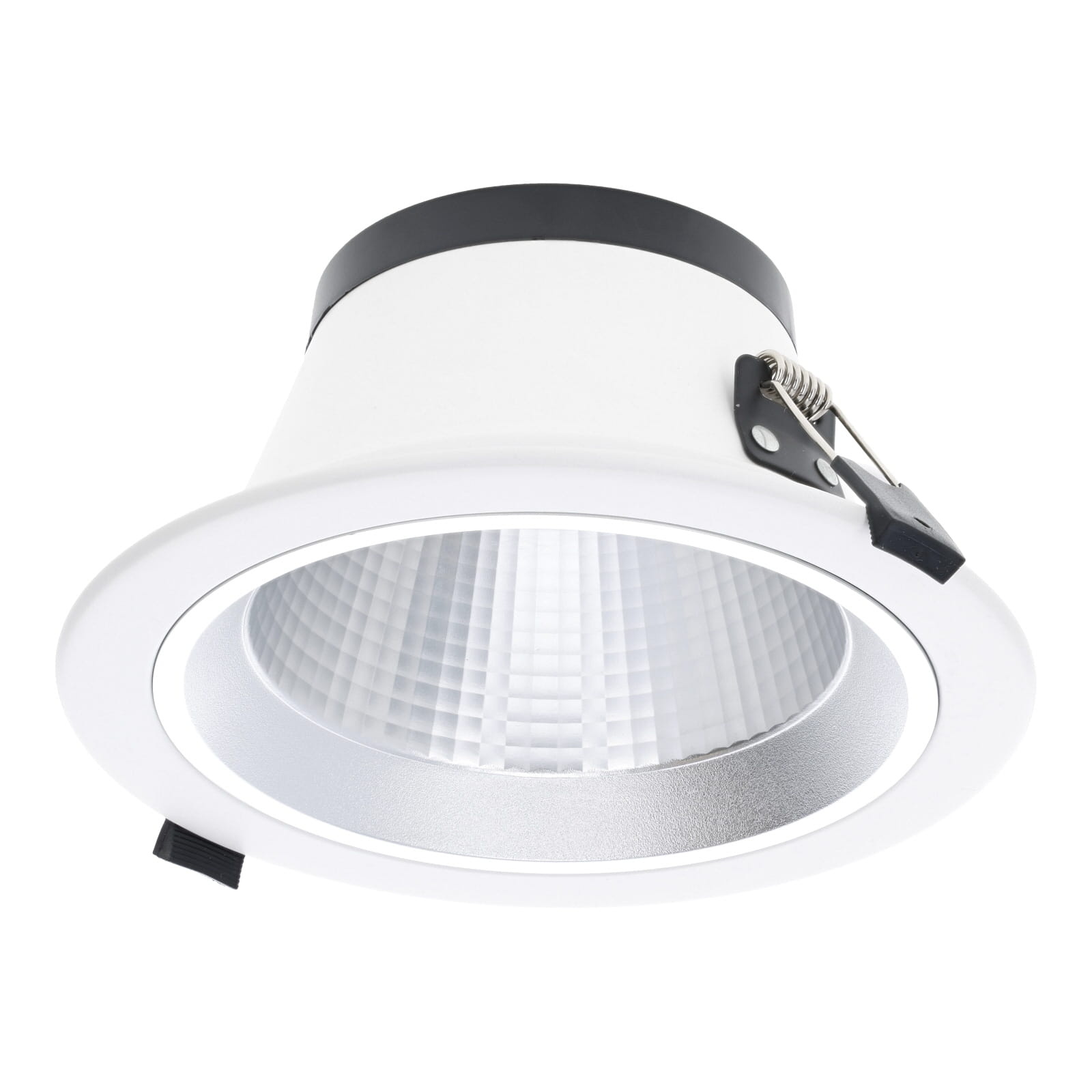 Led Downlighter Luxe met Wattageswitch 12/14/16/18w, CCT Switch 2700/3000/4000/5700K, 1320-1980 Lumen, gatmaat Ø145-170mm, UGR19, 3 Jaar Garantie, foto 4 van 6