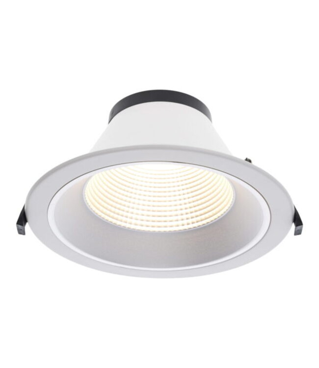 Led Downlighter Luxe met Wattageswitch 15/20/25/30w, CCT Switch 2700/3000/4000/5700K, 1650-3300 Lumen, gatmaat Ø185-220mm, UGR19, 3 Jaar Garantie